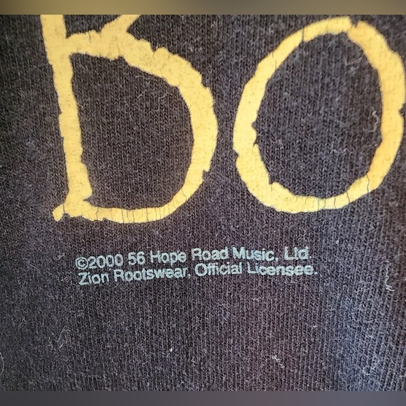 Vtg Y2K Bob Marley 2000 No Woman No Cry Reggae Size Large - Picture 3 of 5